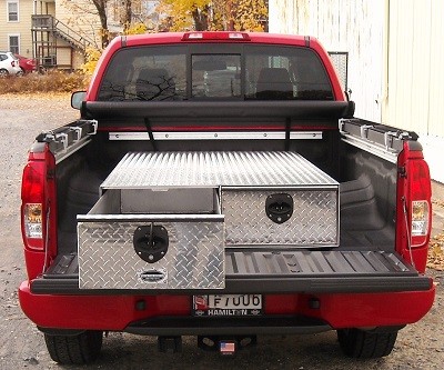95x 40 CB95 Aluminum 2 Drawer Truck Bed Tool Box for Small Pickups