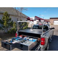 truck bed tool box with drawers