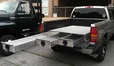 truck box with drawers