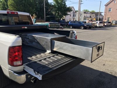 truck box with drawers